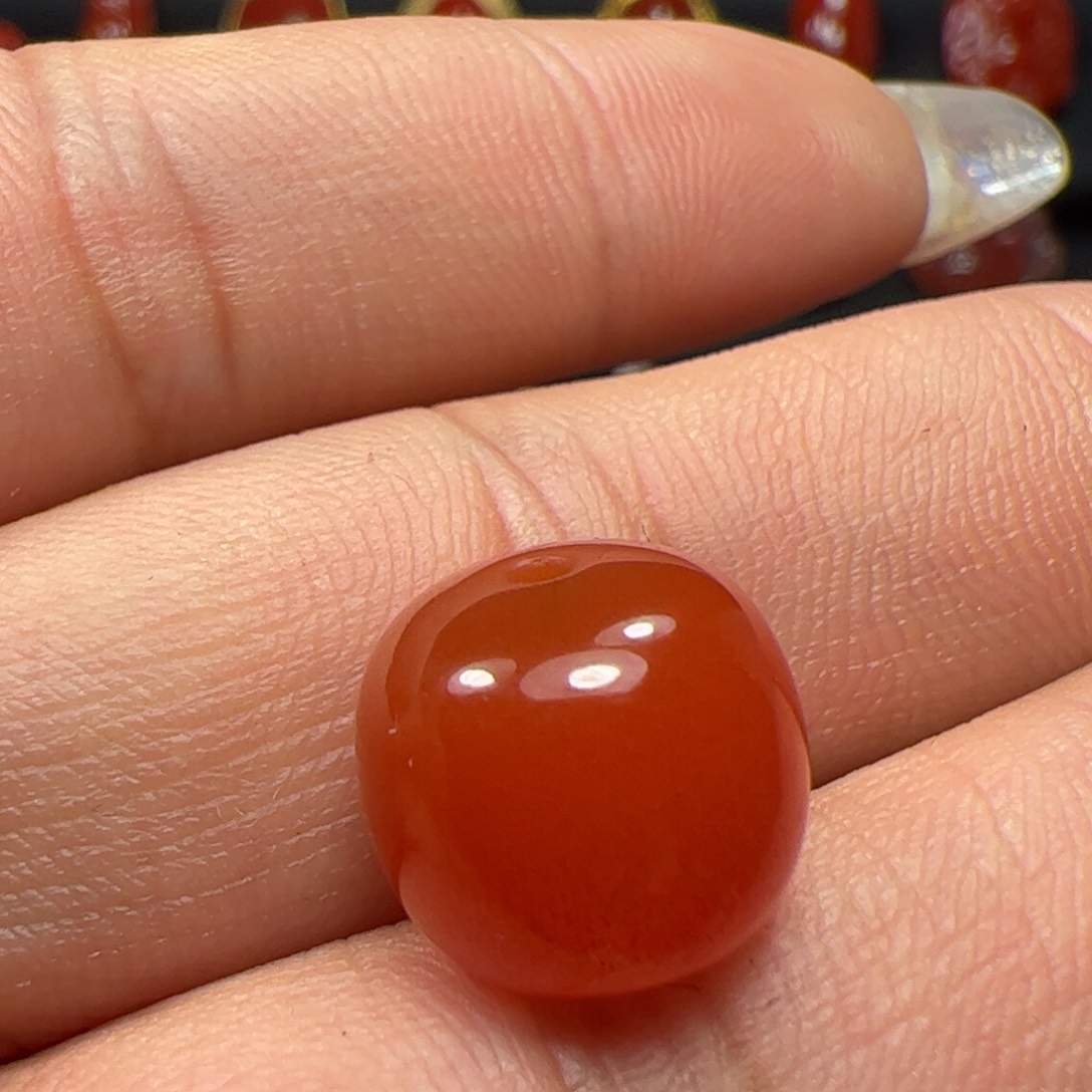 南红玛瑙珠子未镶嵌初*