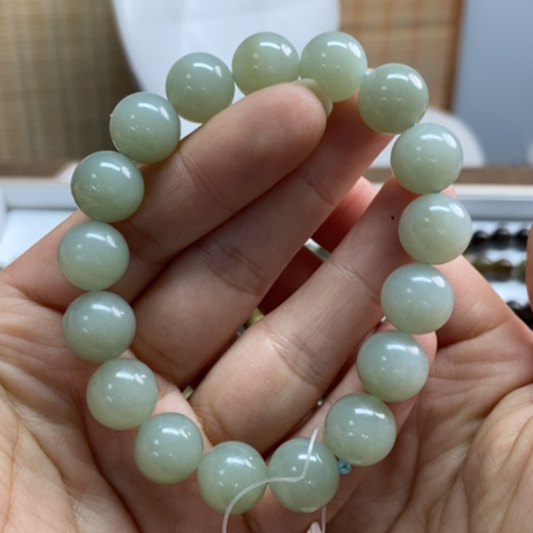 和田玉未镶嵌手链112