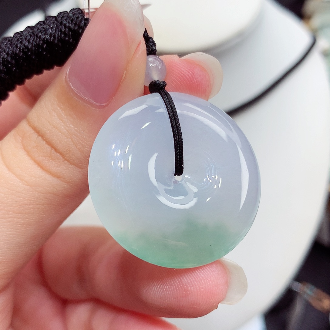 翡翠未镶嵌胸饰翡翠18，28.7/5.7