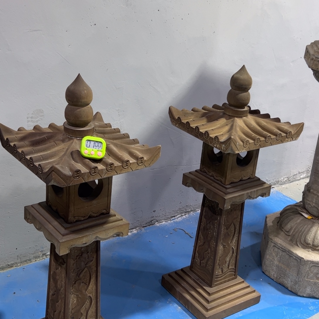 石灯黑青石不包邮