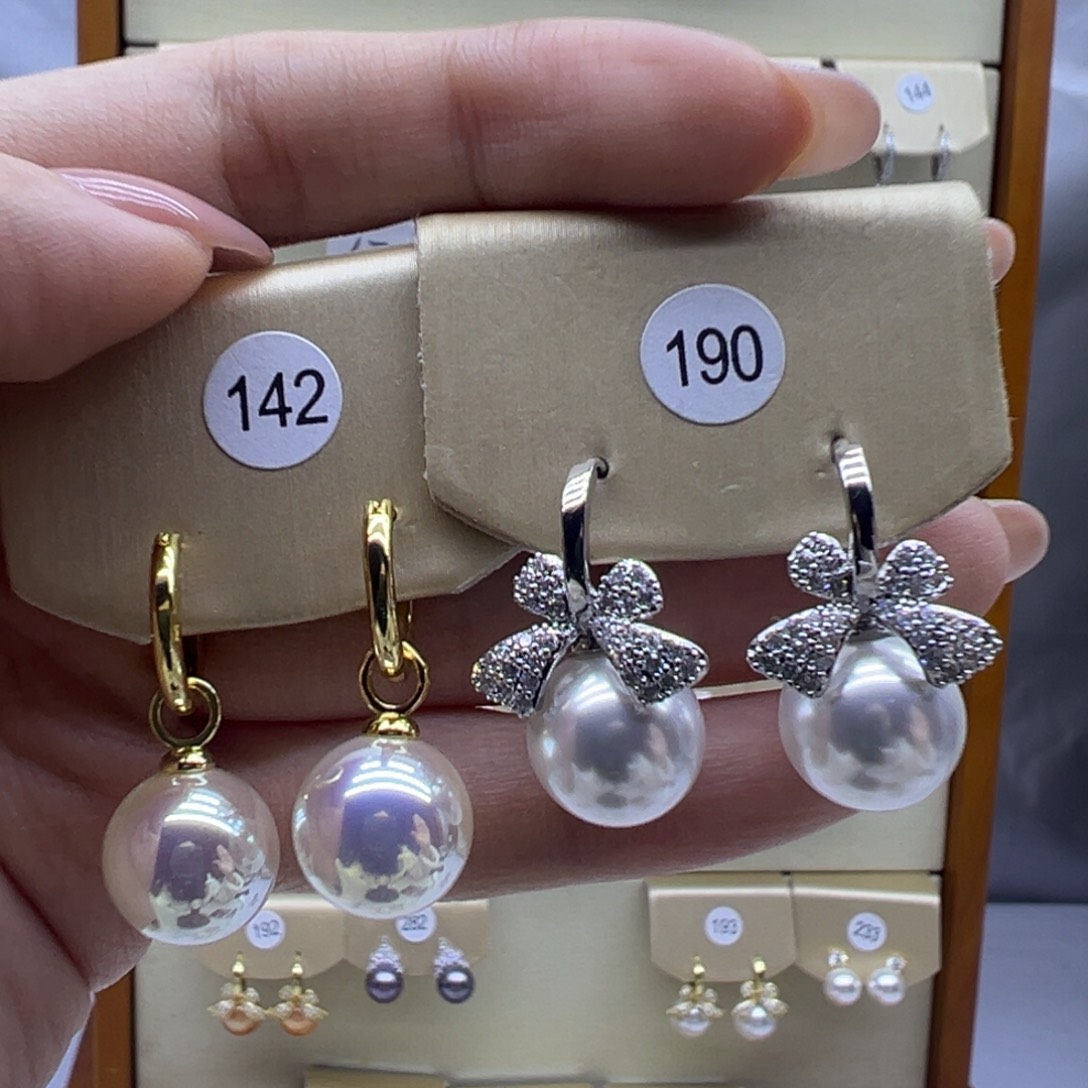 未镶嵌耳饰淡水珍珠