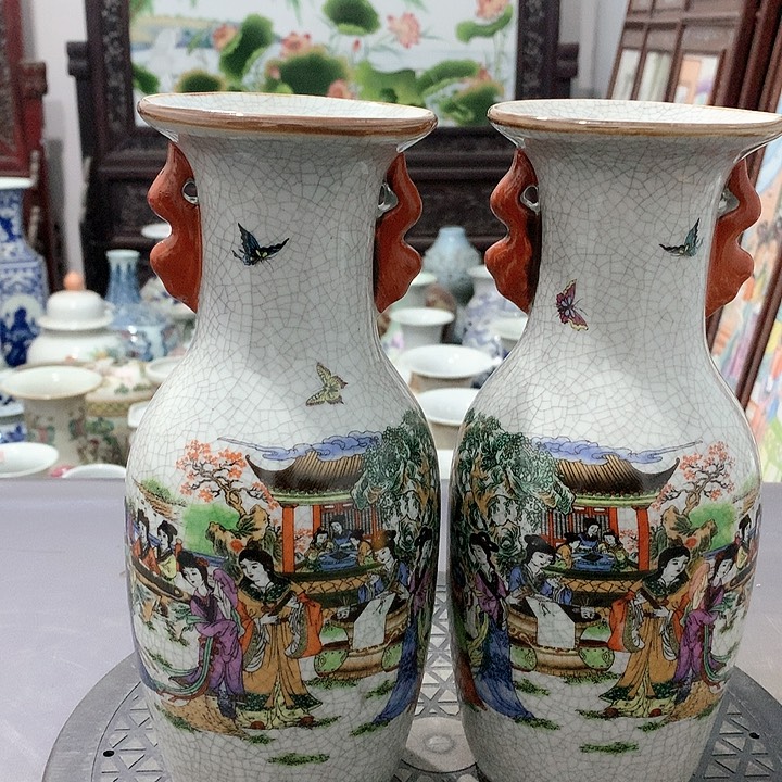 摆件陶博古架陶瓷摆件