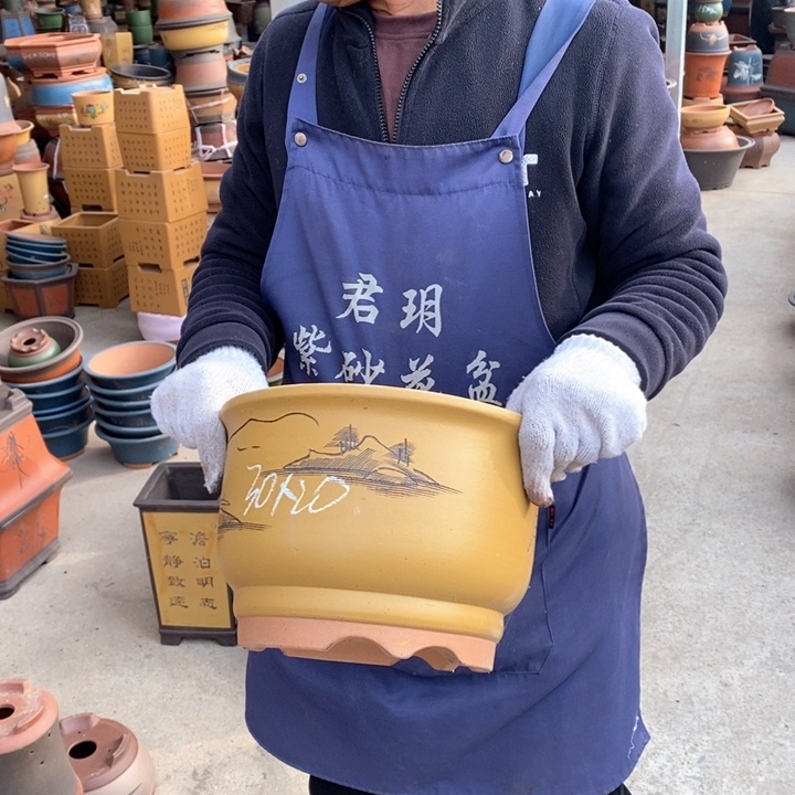 紫砂花盆紫砂花盆