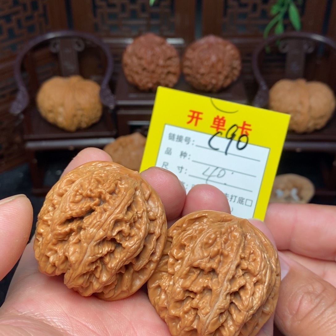 桃核把件文玩核桃