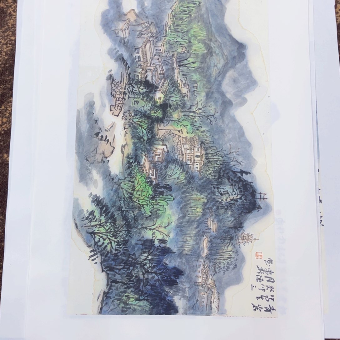 国画绘画绘画陈老师作品70.45