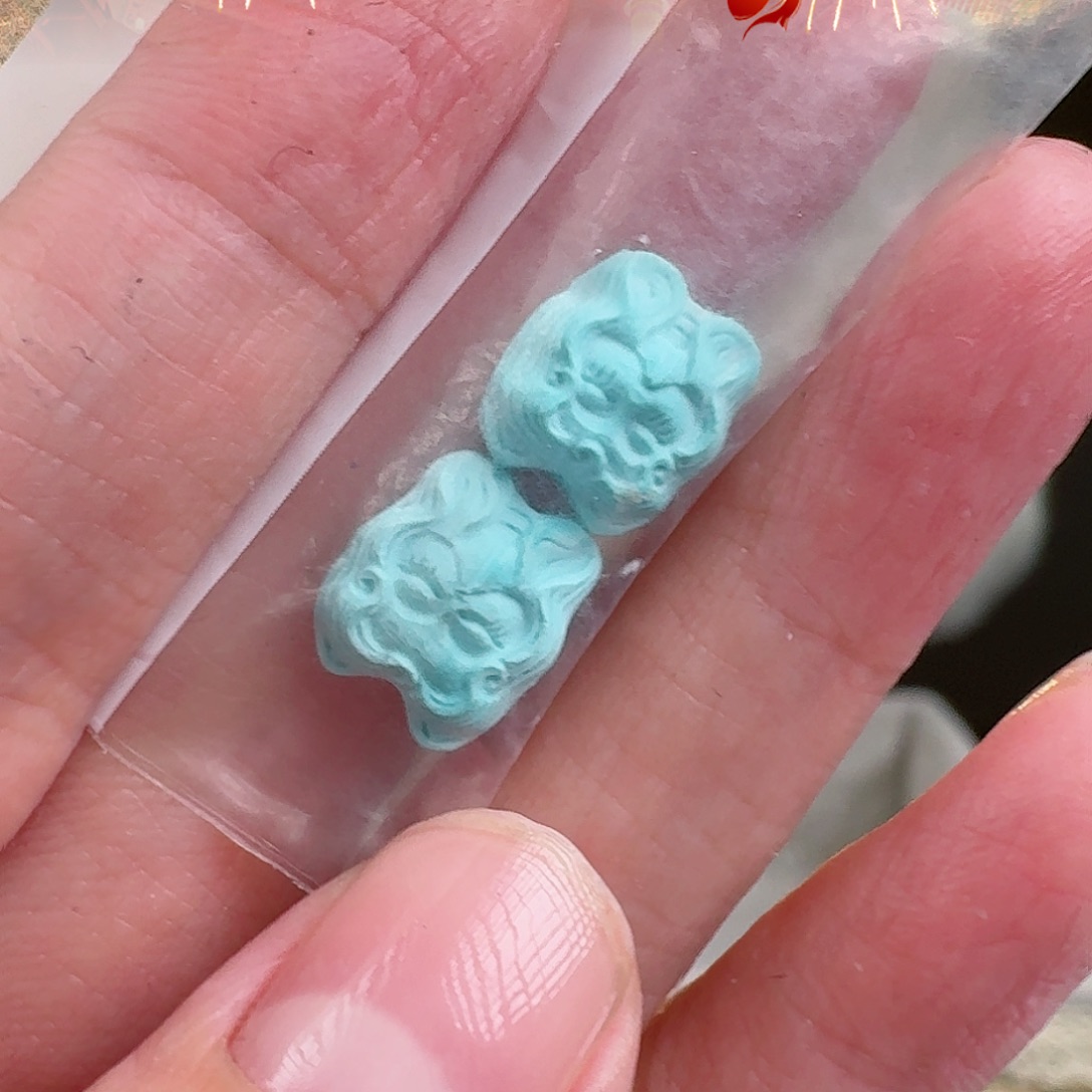 绿松石珠宝奇石未镶嵌