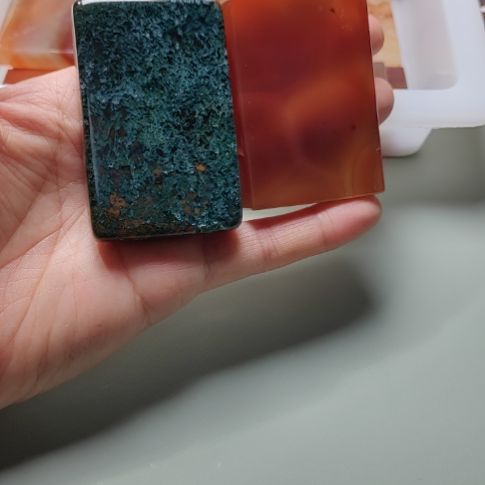 蓝***火玛瑙/玉髓未镶嵌牌子