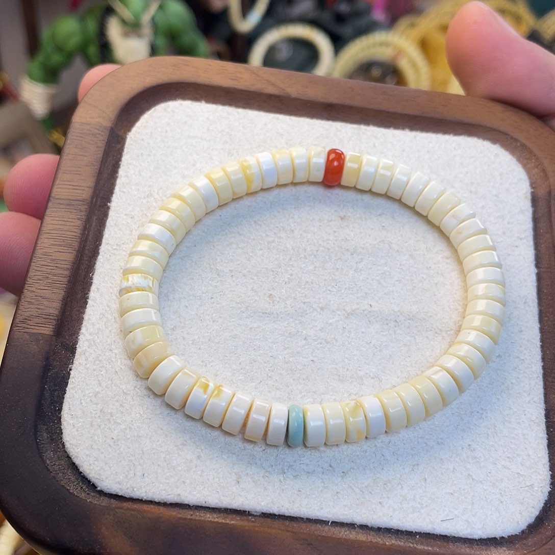 波***、蜜蜡未镶嵌手串天然