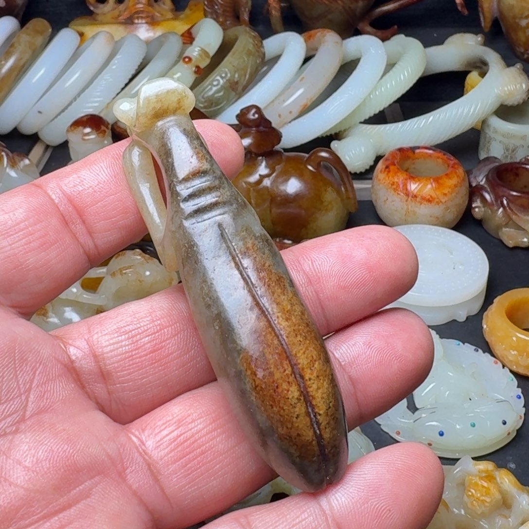 和田玉挂件未镶嵌