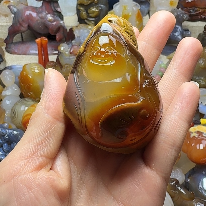 安***门玛瑙/玉髓未镶嵌饰品