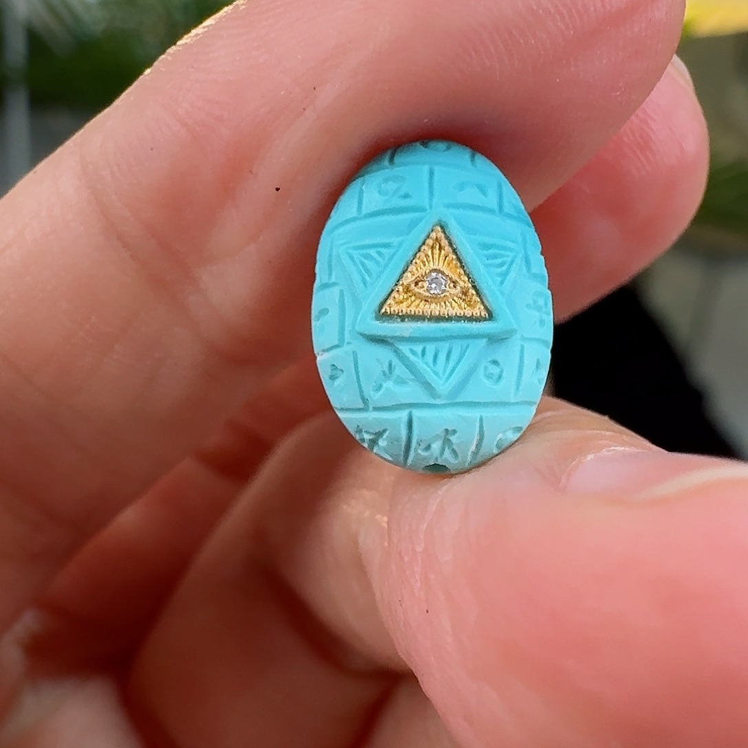 绿松石珠宝奇石未镶嵌