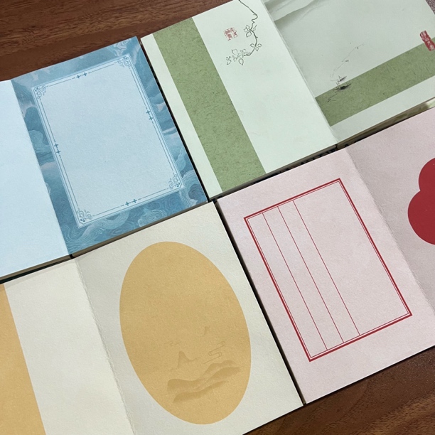 【流彩四季】加厚宣纸空白书法册页