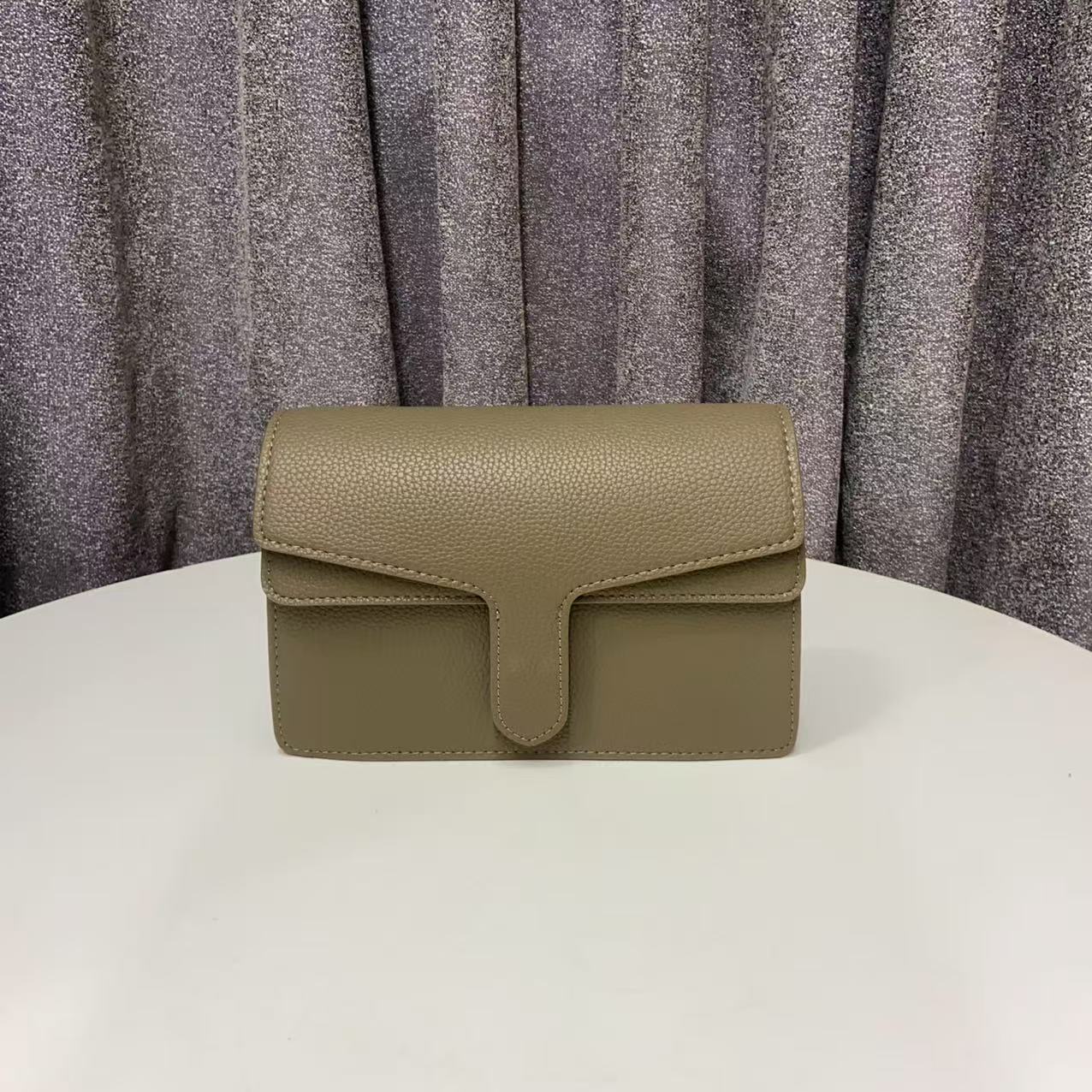 【表弟严选】003深灰色  单肩斜跨手提包