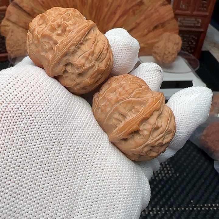 吊坠文玩核桃苹果园无药基因变异39唯一款