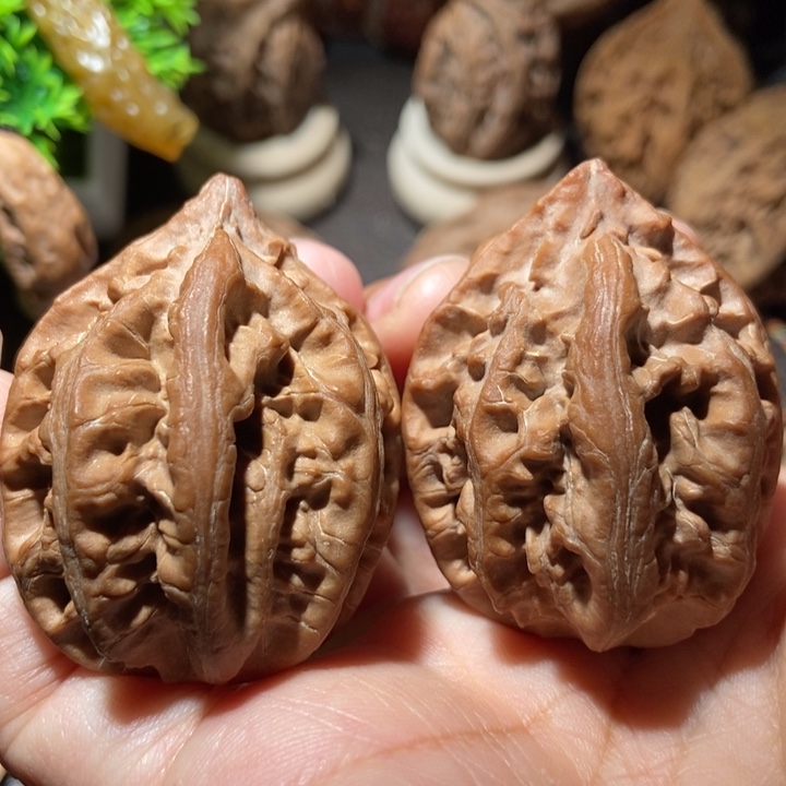 把件文玩核桃东北楸子小雪205