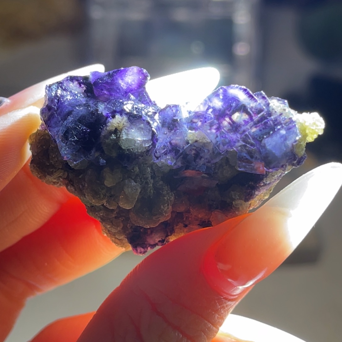 石材内蒙幻影萤石