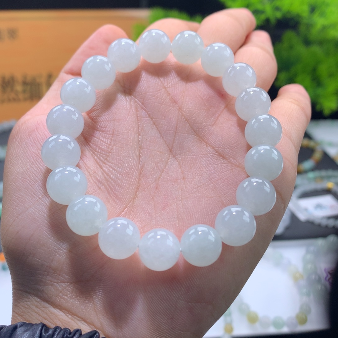 翡翠未镶嵌手链卡10