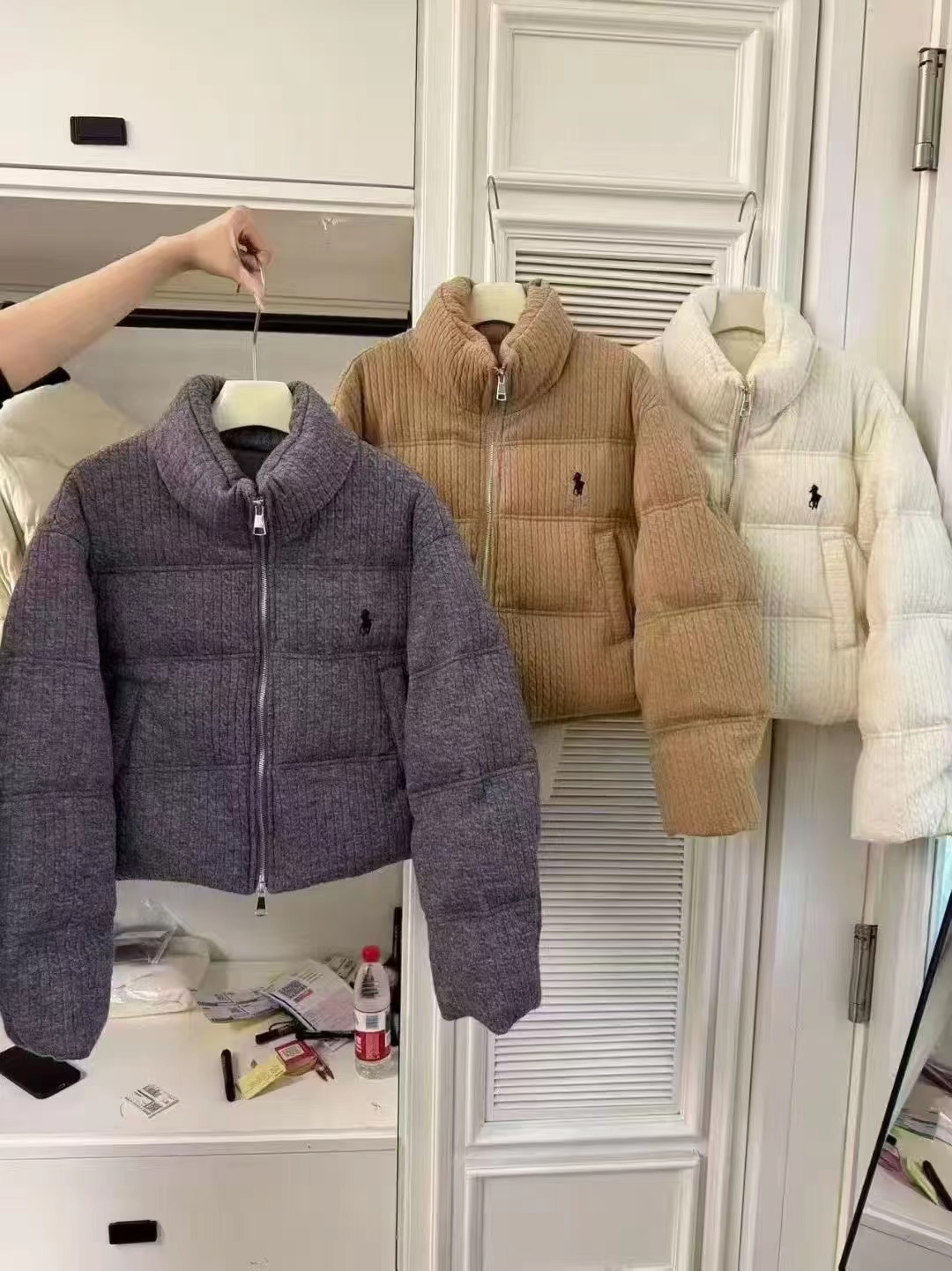 韩版立领短款面包棉服女冬季新款小众设计感加厚修身保暖棉衣外套