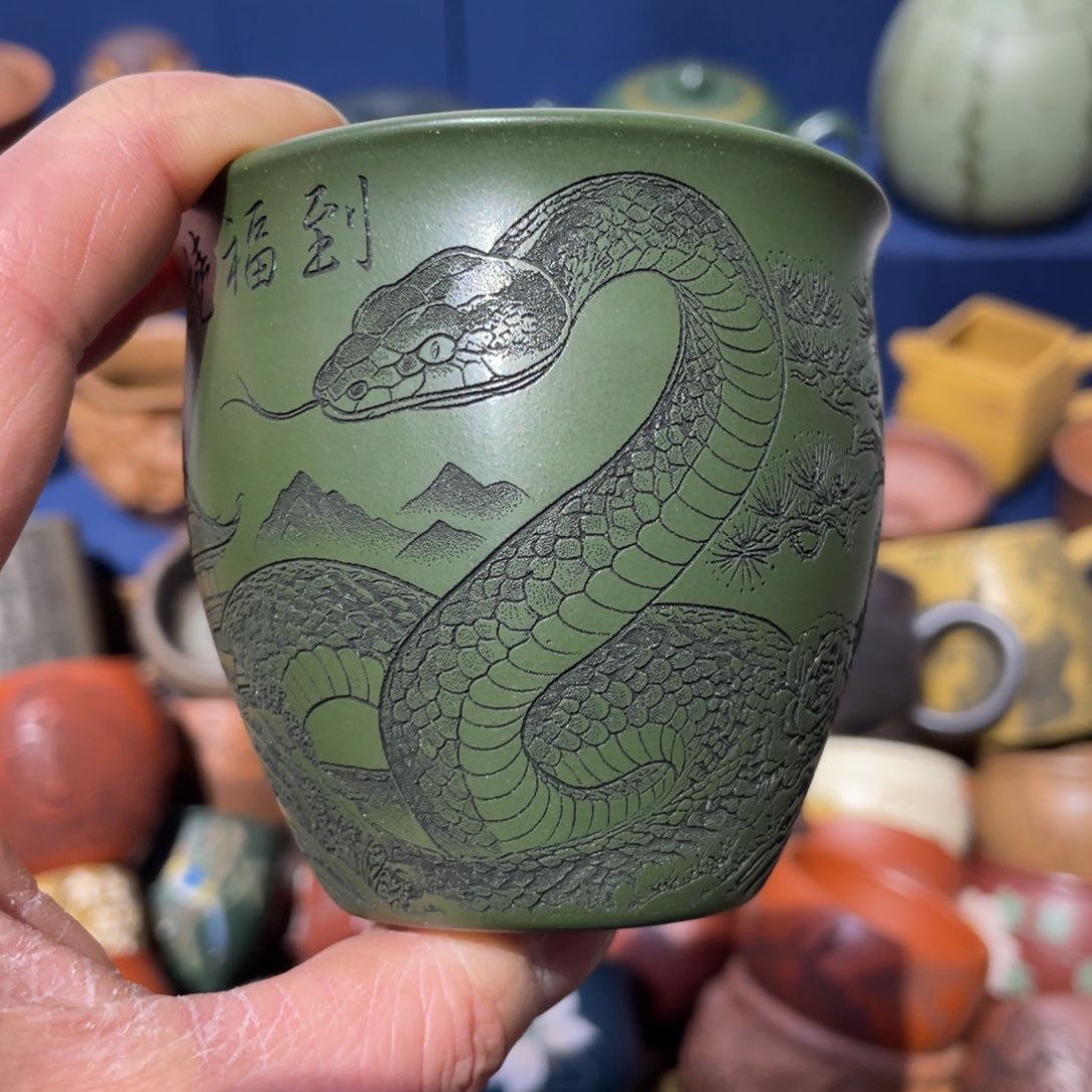 原矿紫砂手工主人杯