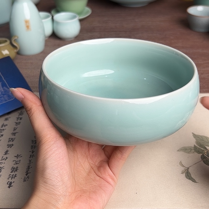 龙泉云间青瓷小米茶器