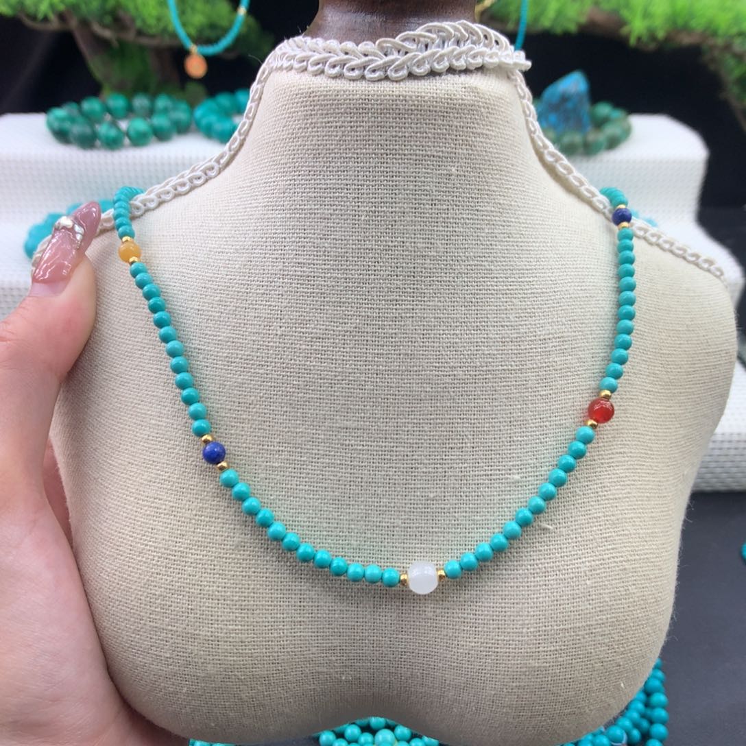 无非金属锁骨链项链女