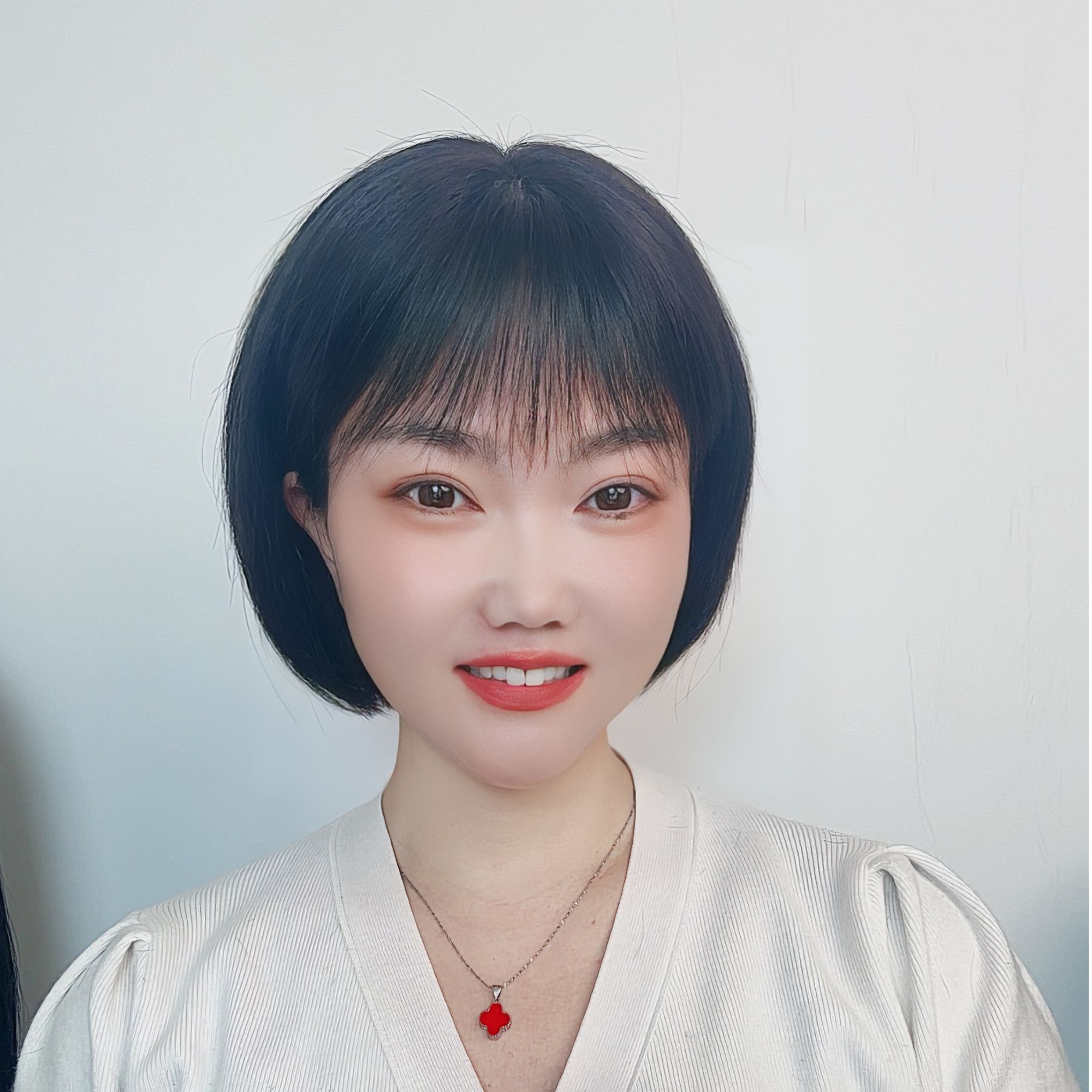 JZ女士全真发短发全头套短波波头自然减龄透气遮白发