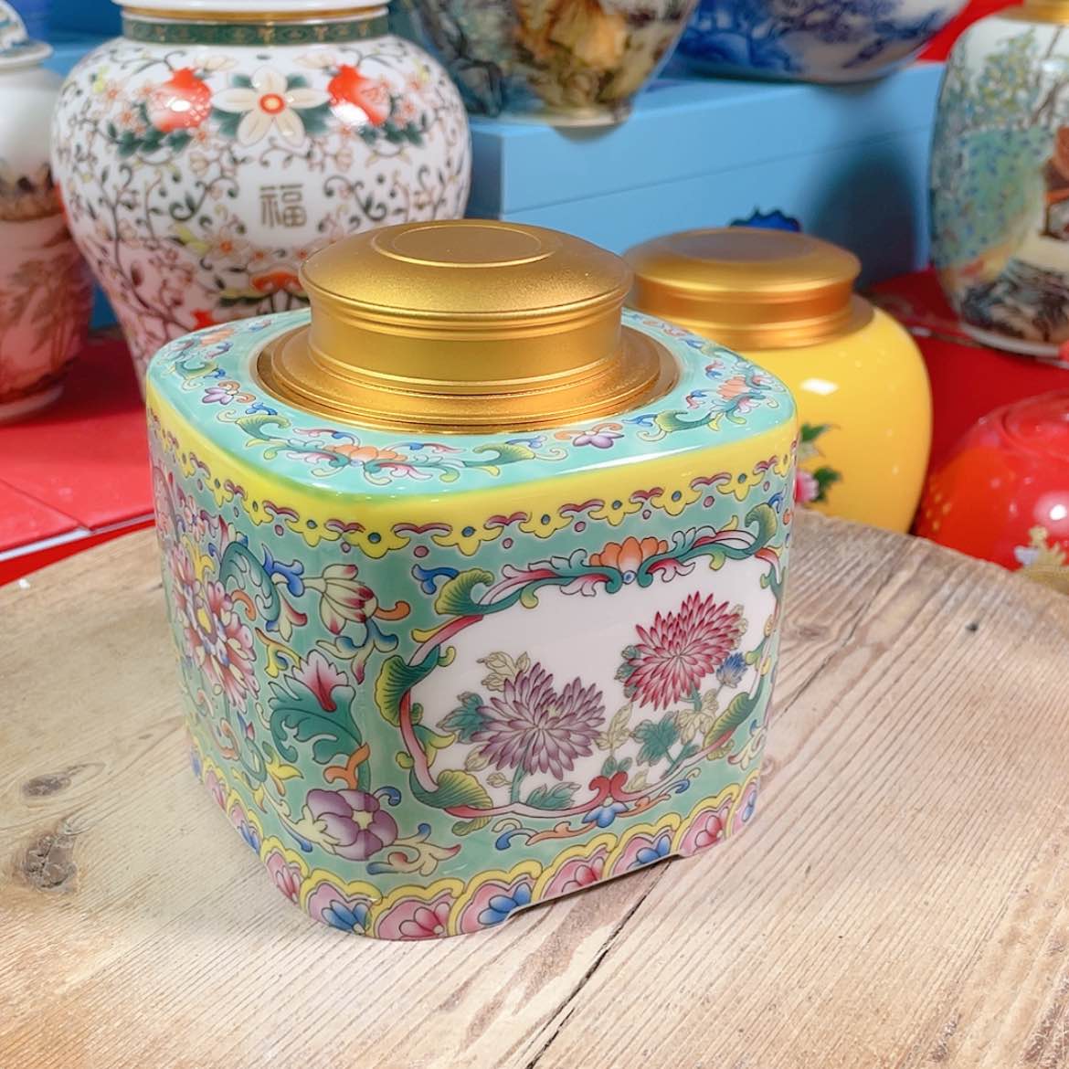 【闪购商品】罐陶瓷茶叶罐密封罐