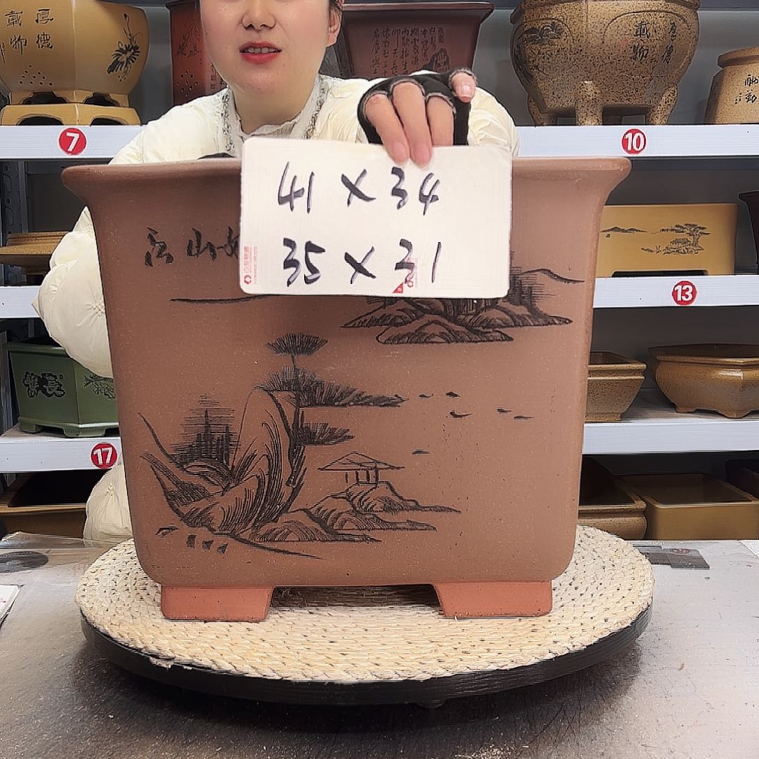 紫砂花盆紫砂花盆