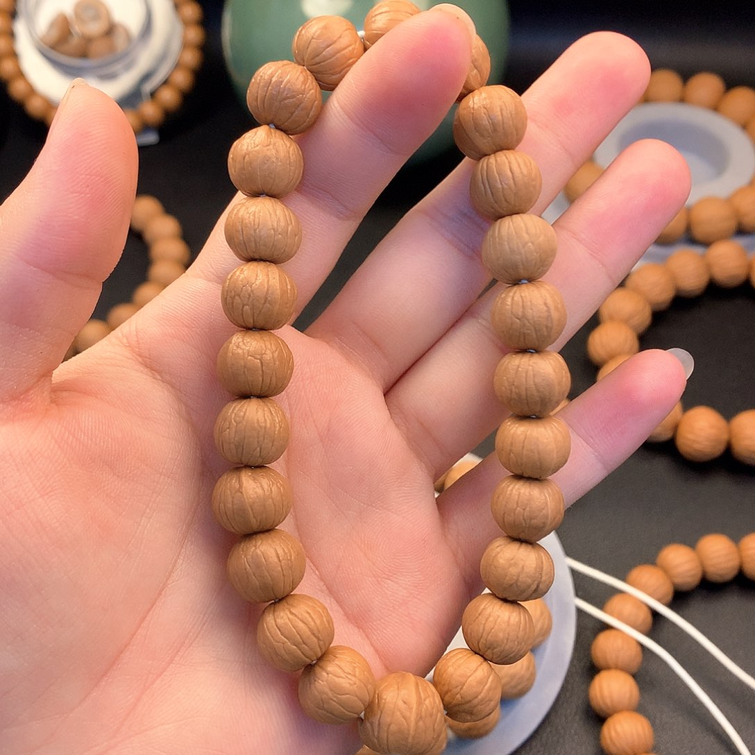 厉***铁猴头核桃手串11mm