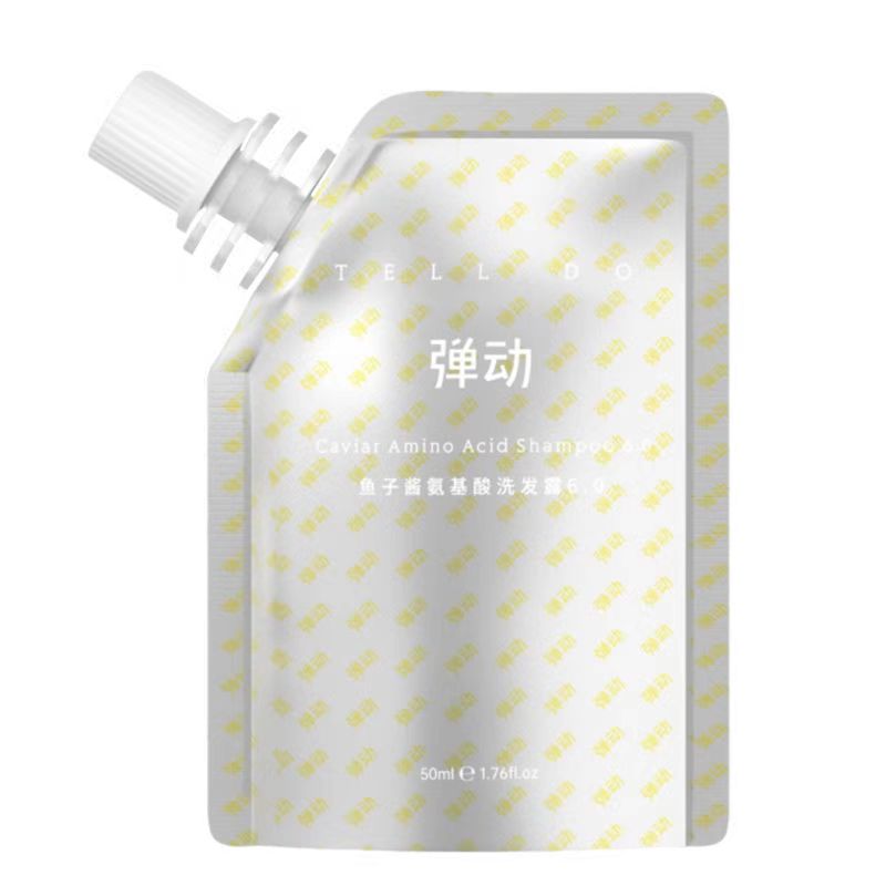 弹动鱼子酱柔顺洗发水发膜