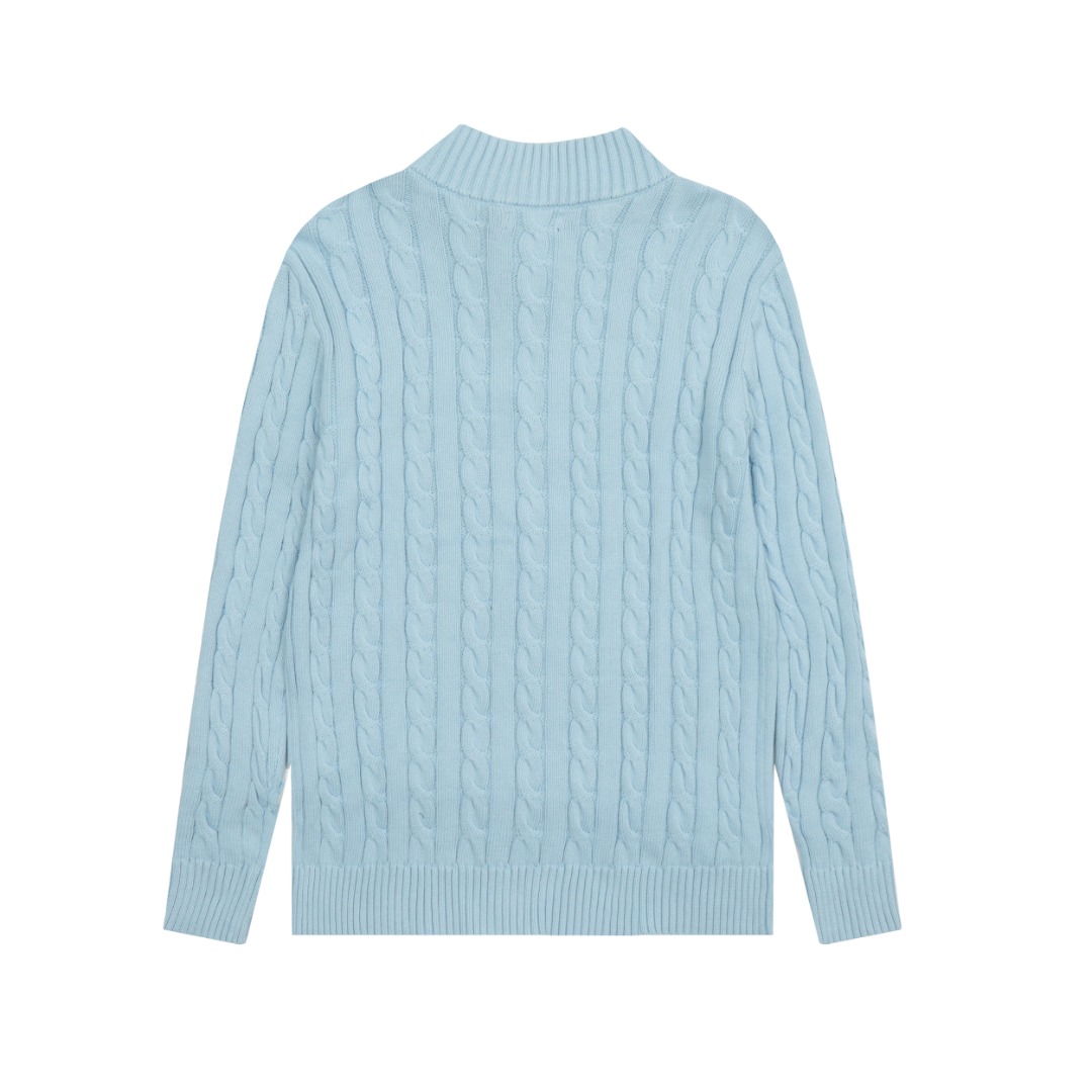 【鱼仔专属】10色半拉链针织长袖