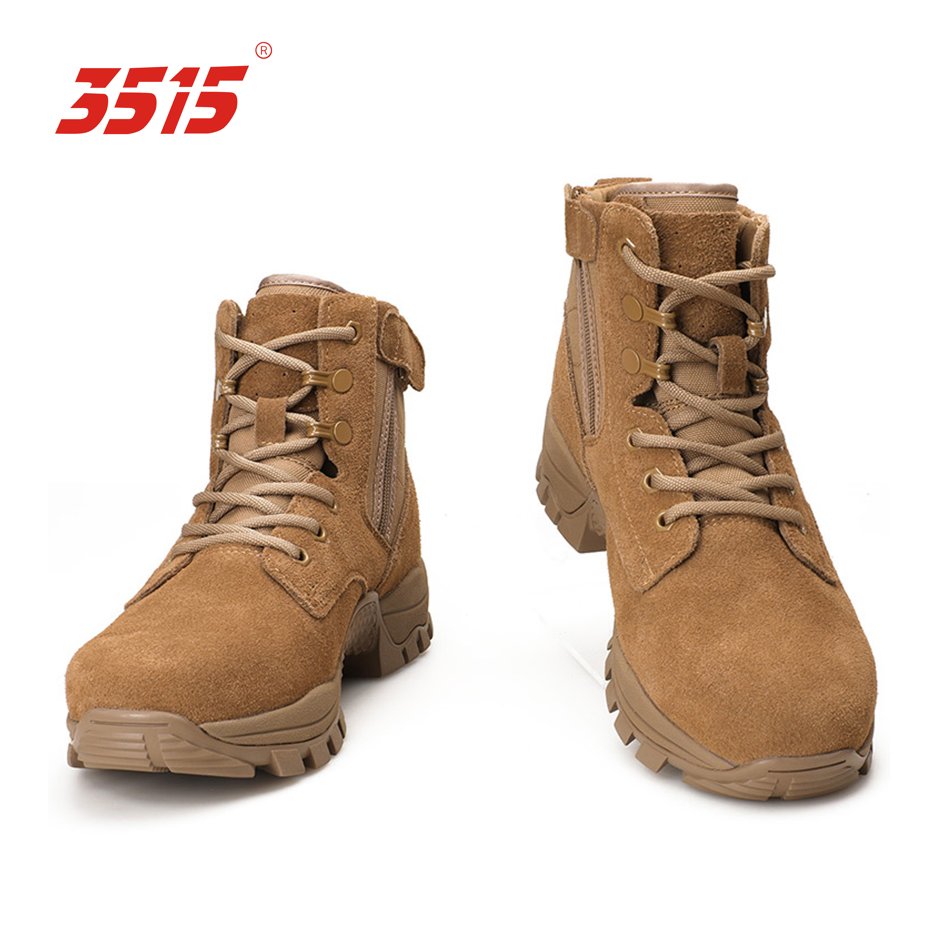 3515战术靴中帮防刺户外登山越野跑步耐磨运动休闲体能训练鞋