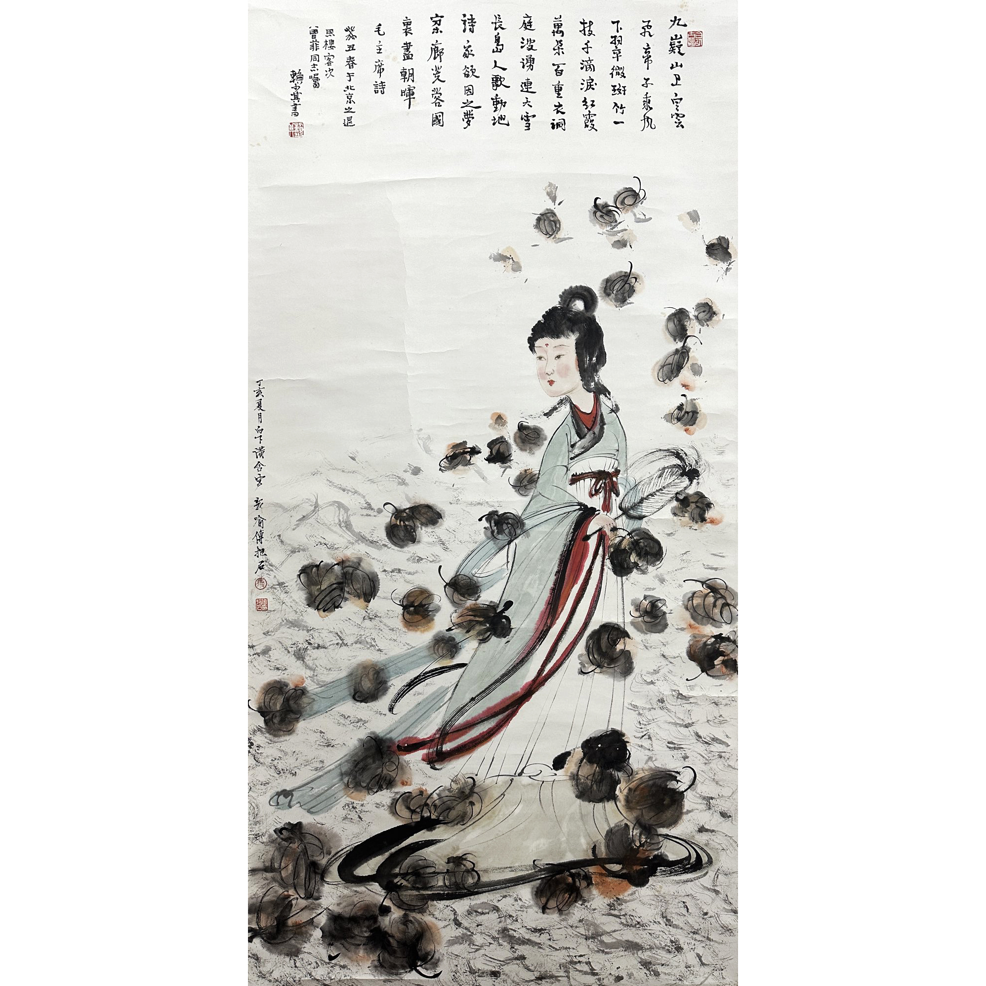 LOT19 【水墨芳华】 立轴 137*68cm 约8.4平尺