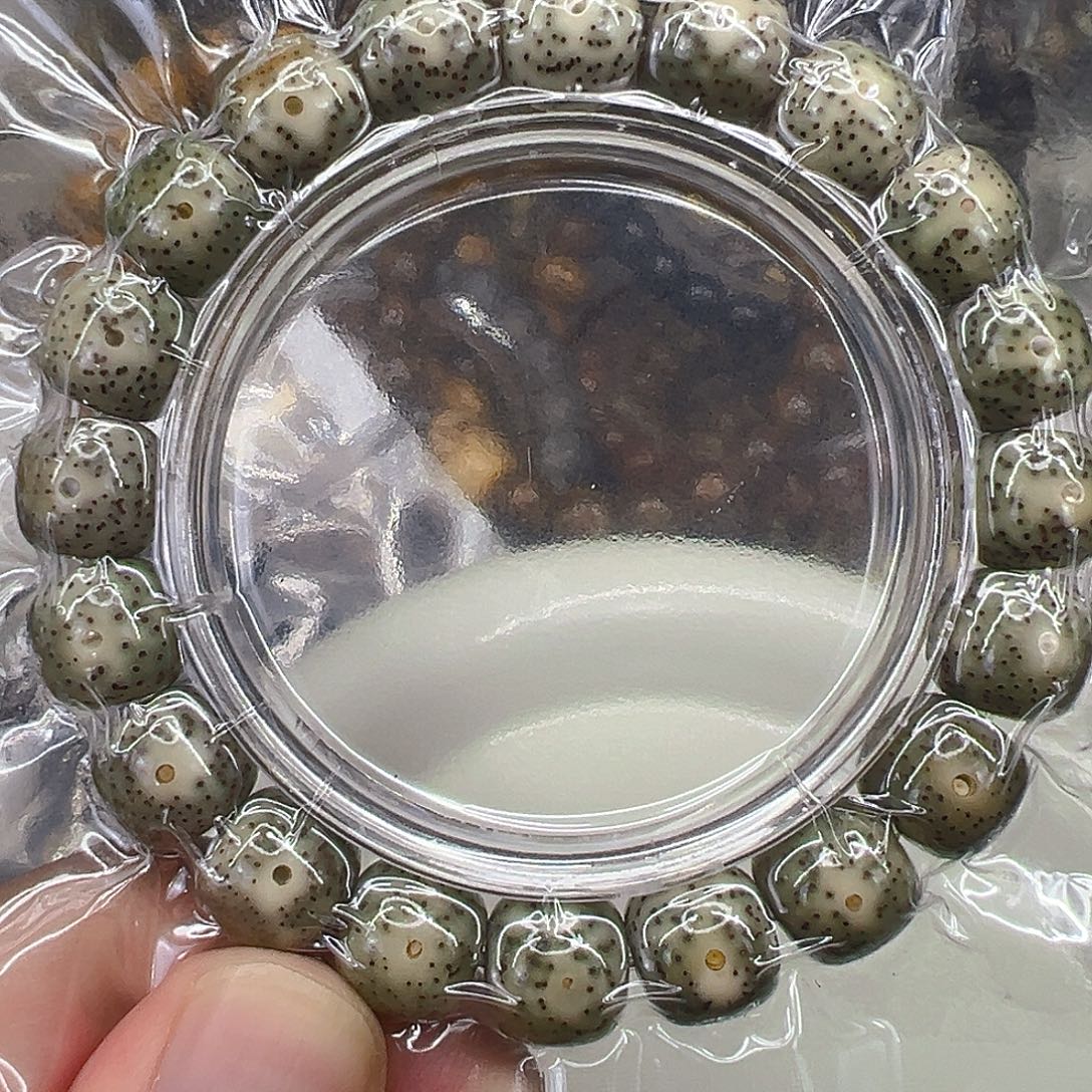 星月菩提手串36糯冰石玉星月菩提单圈12