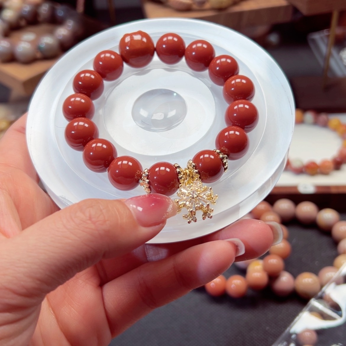 【闪购商品】石英质玉手链未镶嵌好***?22