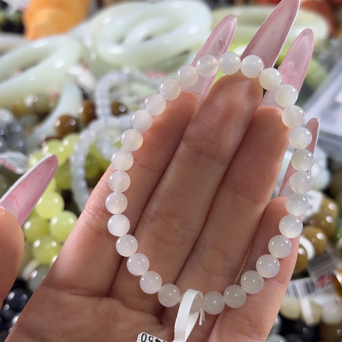 和田玉未镶嵌手链427