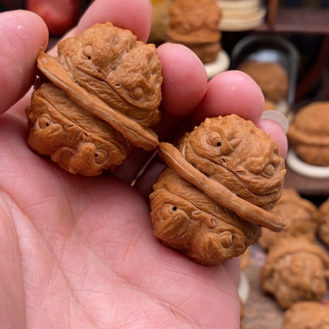 核桃手串/手链A****爷金蝉蛤蟆头