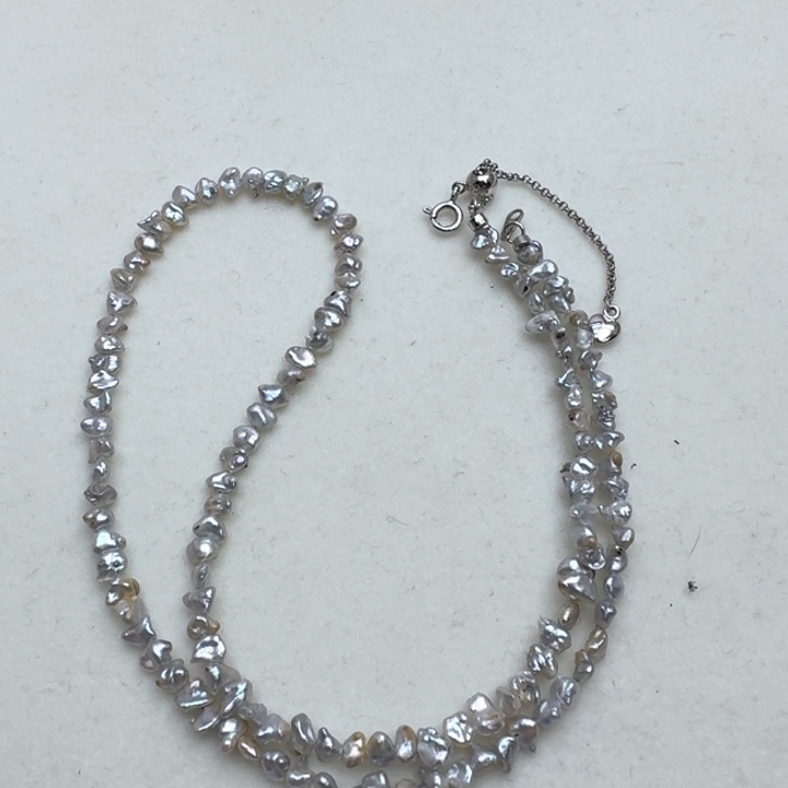 海水珍珠颈饰银S925镶嵌