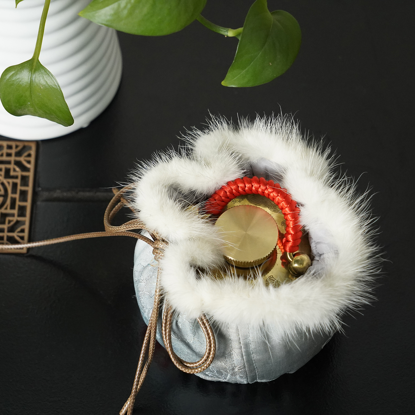 纯铜·龙凤款·汤婆子 新中式国风民族服配12c1280W