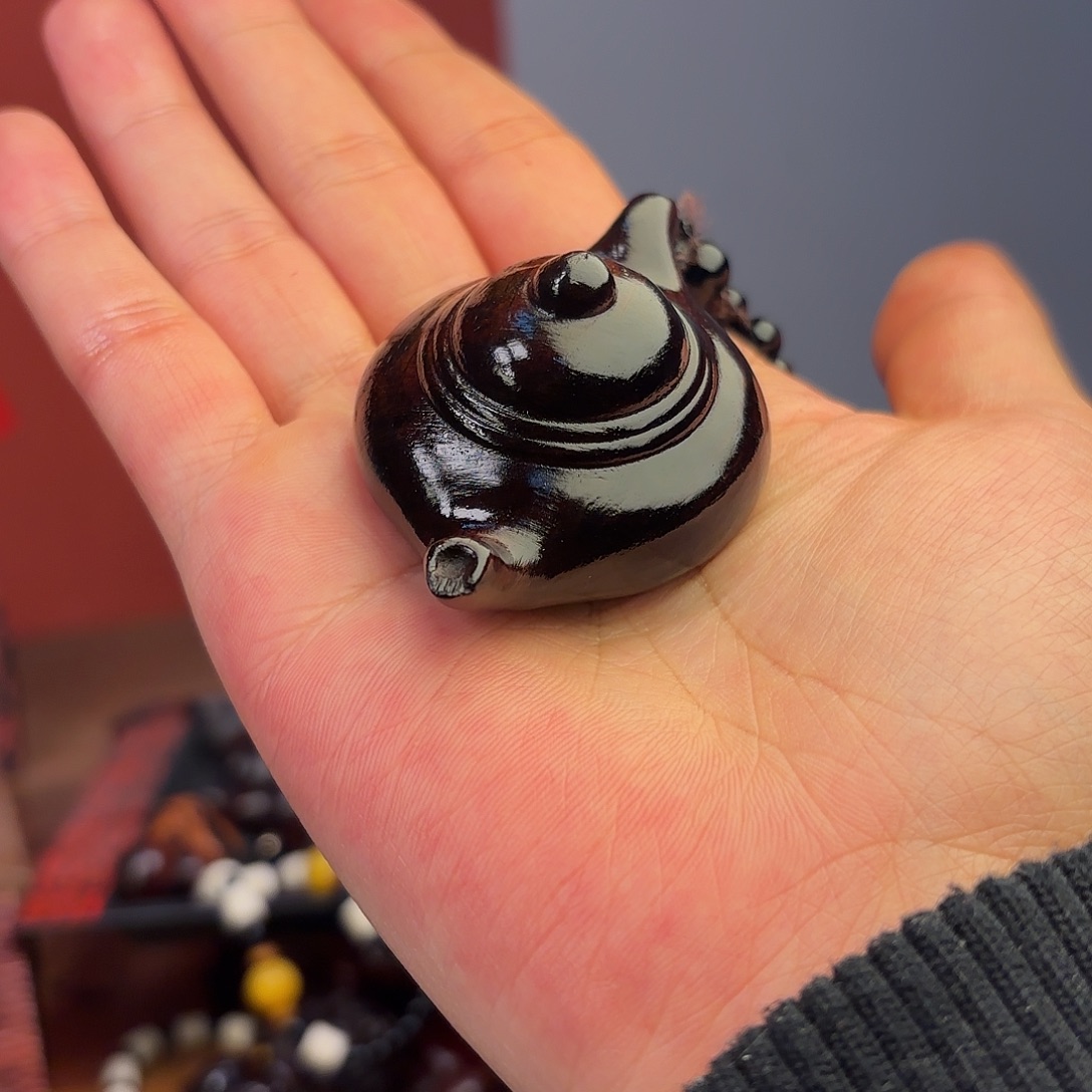 檀香紫檀（小叶紫檀）把把壶