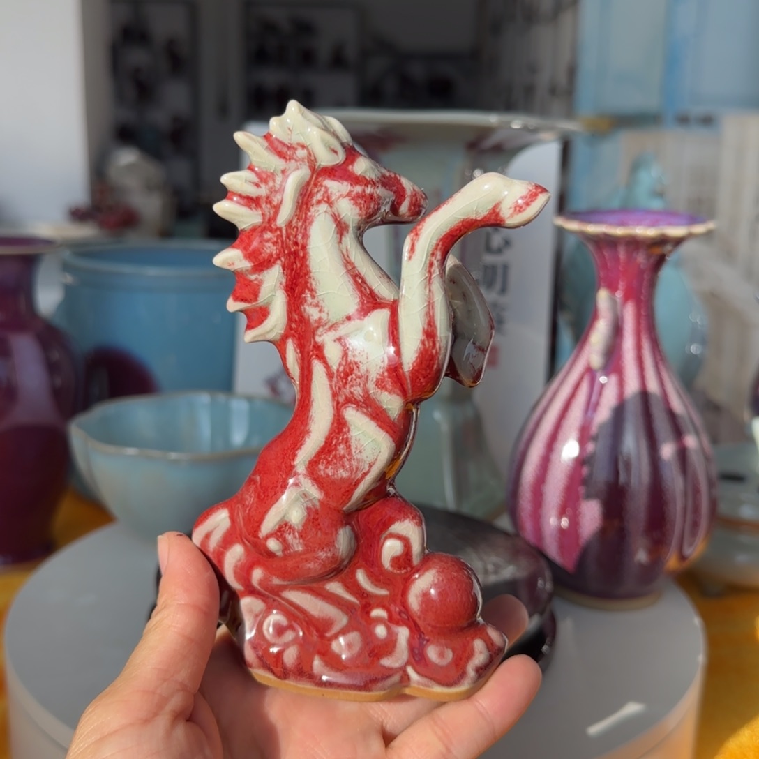 陶摆件郑家钧瓷摆件