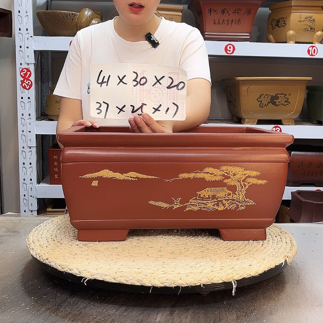 紫砂花盆紫砂花盆
