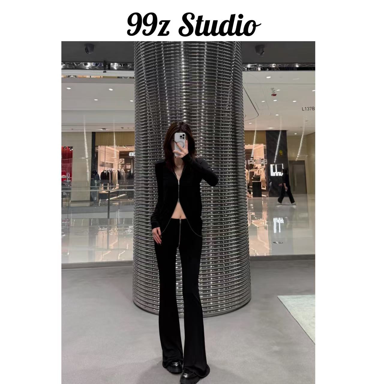 【99z Studio】定制款巨显瘦纸片人拉链套装