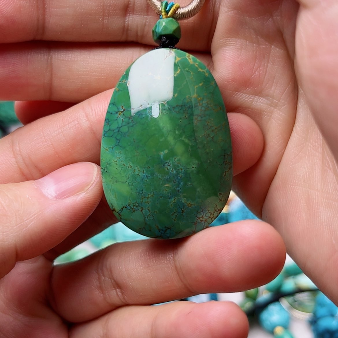 【闪购商品】绿松石珠宝奇石未镶嵌祥***屁