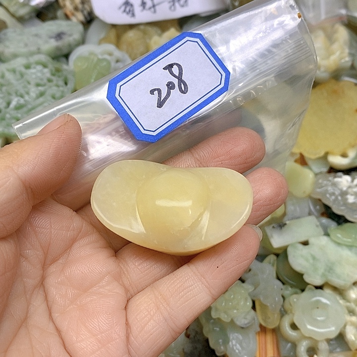 蛇纹石玉颈饰未镶嵌208