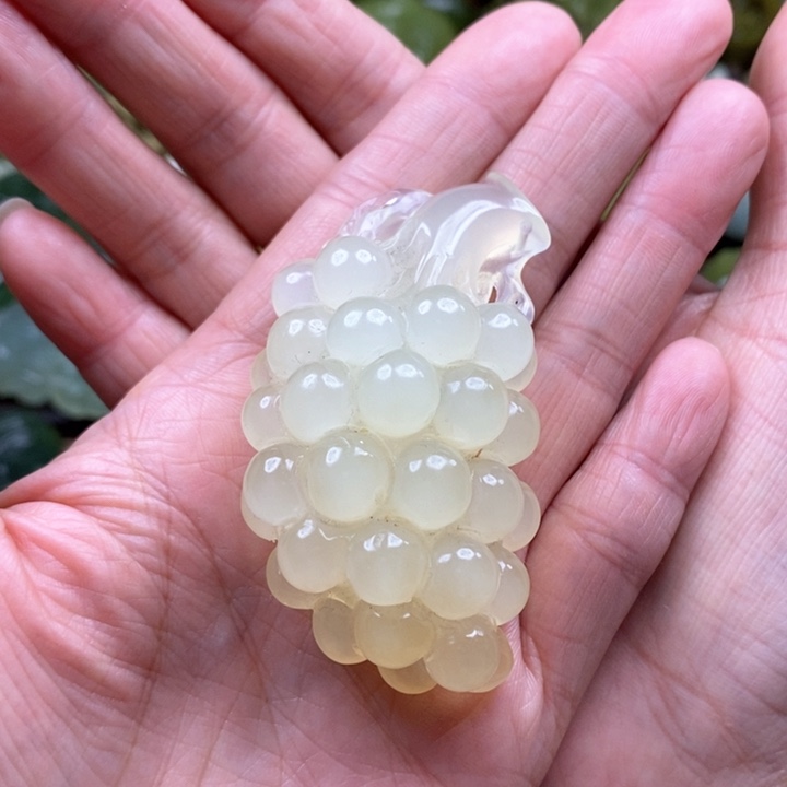 蛇纹石玉手把未镶嵌ღ**?
