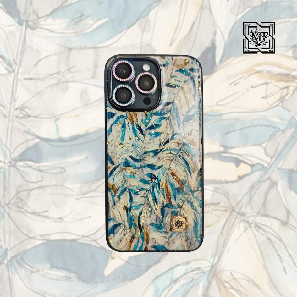 欧洲复古款手机壳橄榄枝适用于苹果13/14/15/16/17手机保护壳套