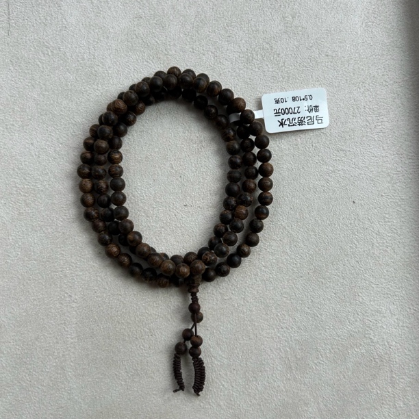 马泥涝沉水0.5mm108颗10g手串