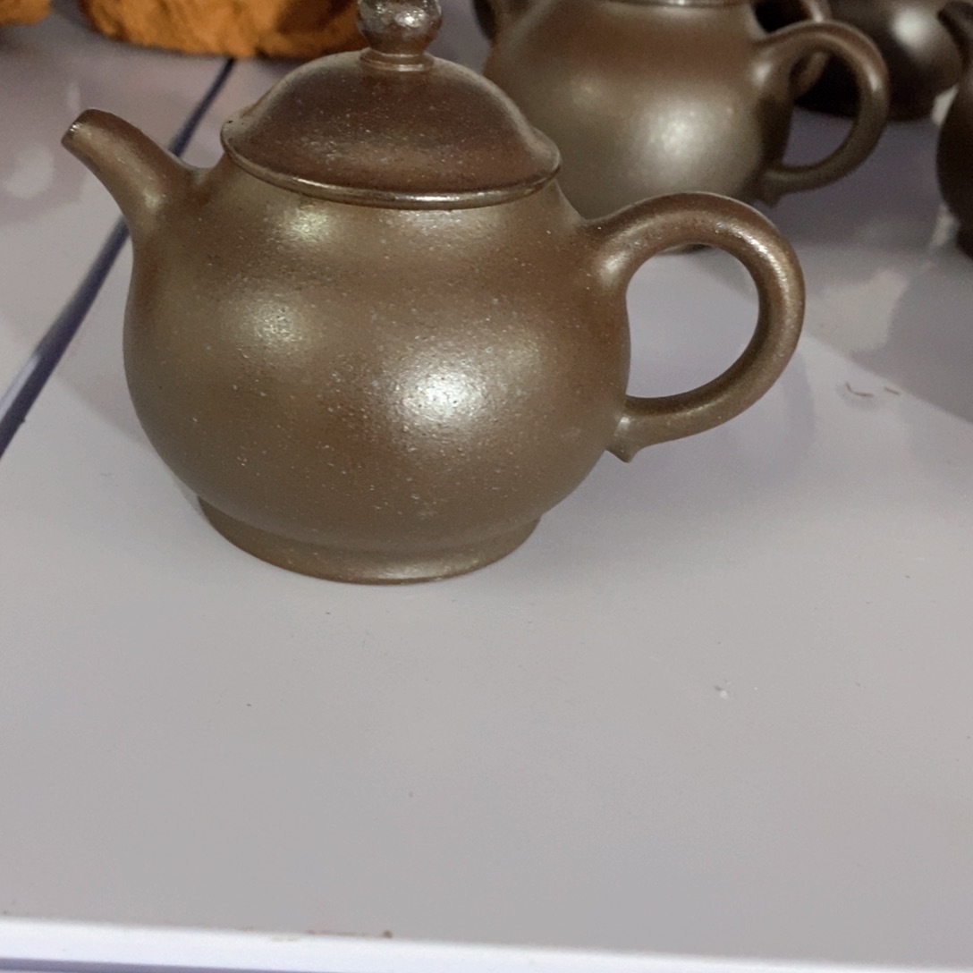 紫砂茶壶红皮龙柴烧