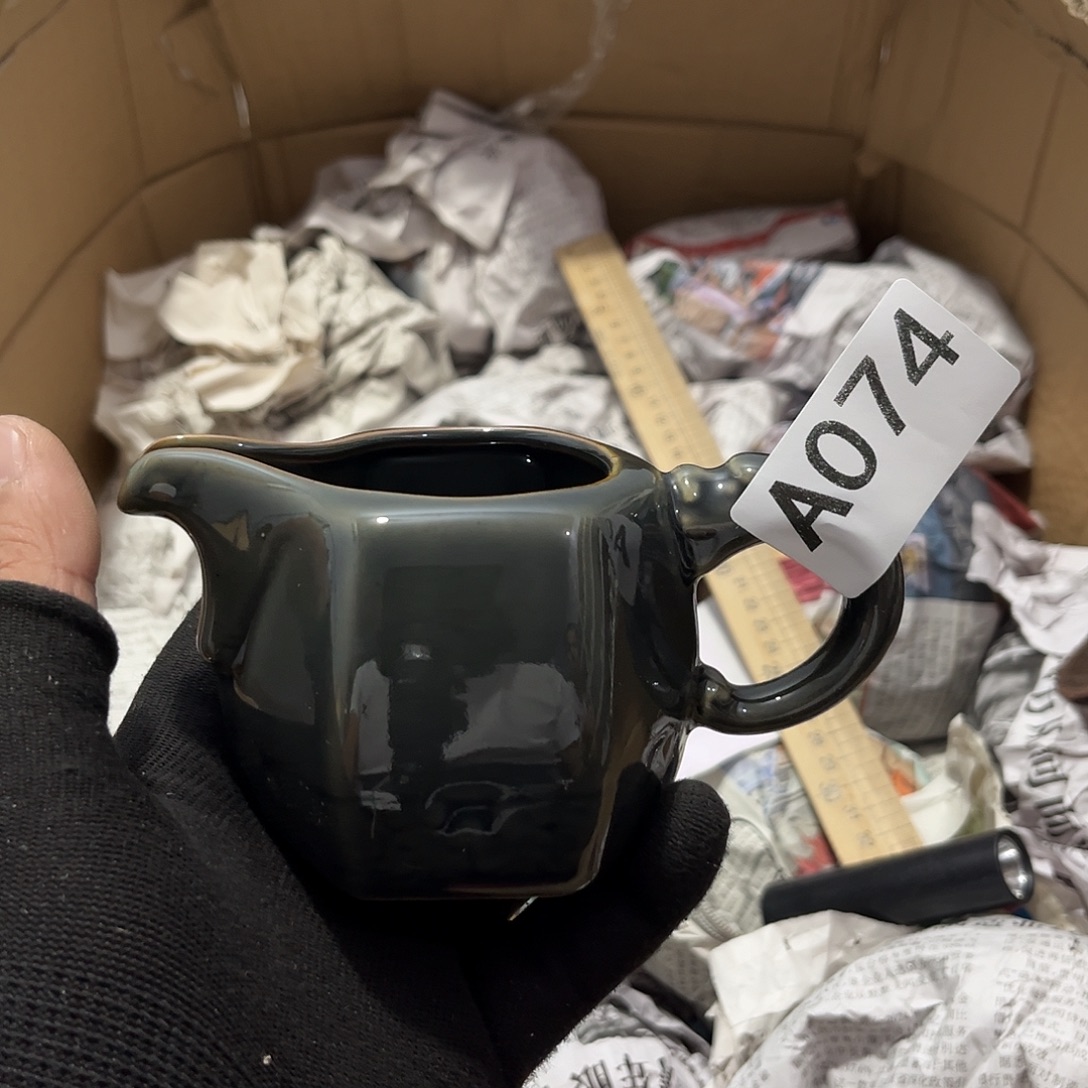 瓷片茶摆件工艺品摆件666